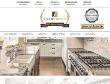 Tablet Screenshot of floortrends.ca